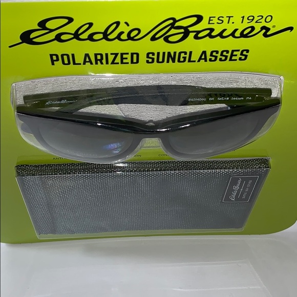 Eddie Bauer Unisex Polarized Sunglasses, Black - Picture 6 of 10
